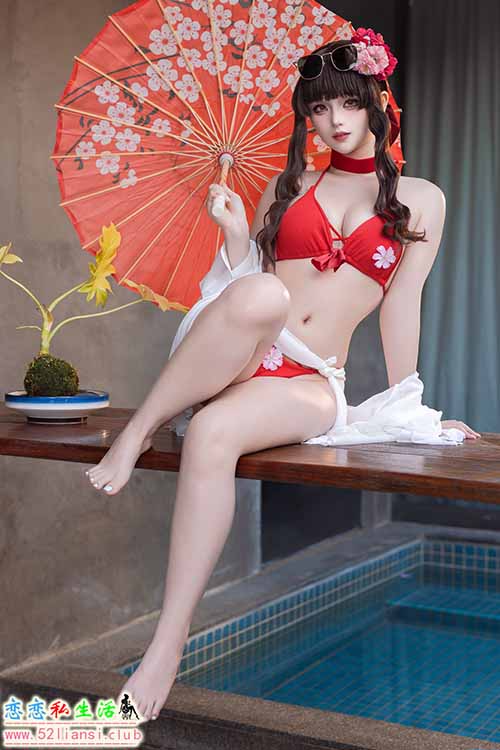 [美图精选]1766-屿鱼-樱花泳装【81P/126M】