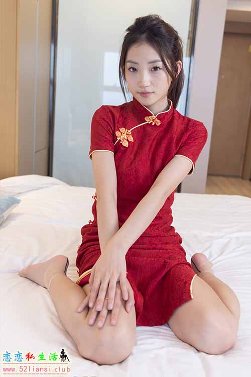 [袜啵啵] 485期 小沫-高跟鞋、高跟凉鞋、红丝、花纹白丝、短肉丝、新年旗袍(带视频)【160P+1V/7.85G】