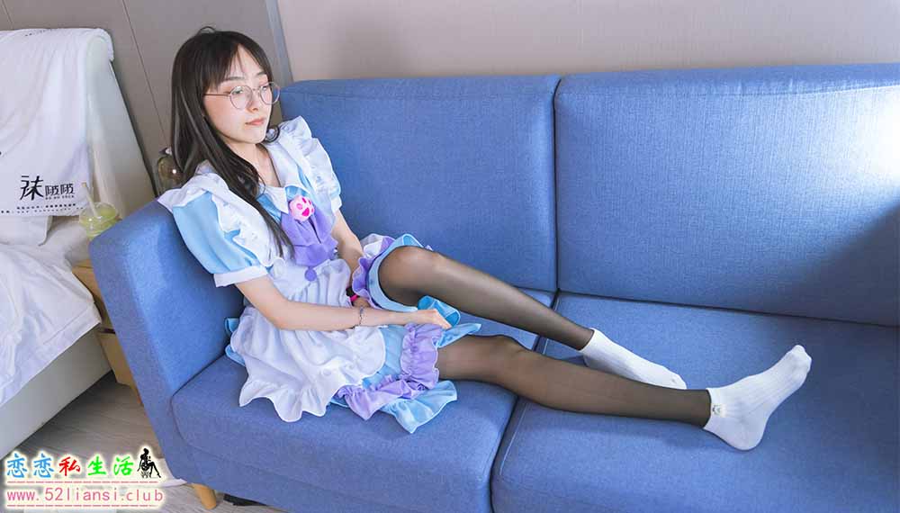 [袜啵啵] 437期 稚予-女仆装、人字拖、薄黑丝-脚尖加固款、白棉袜、裸足、撕破丝袜剧情(带视频)【140P+1V/7.24G】