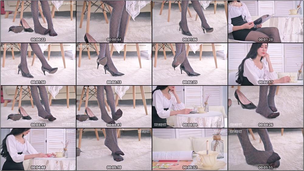 [SSA丝社]视频 No.082 雪儿 CdR闪亮菱格纹丝袜【6min/282M】