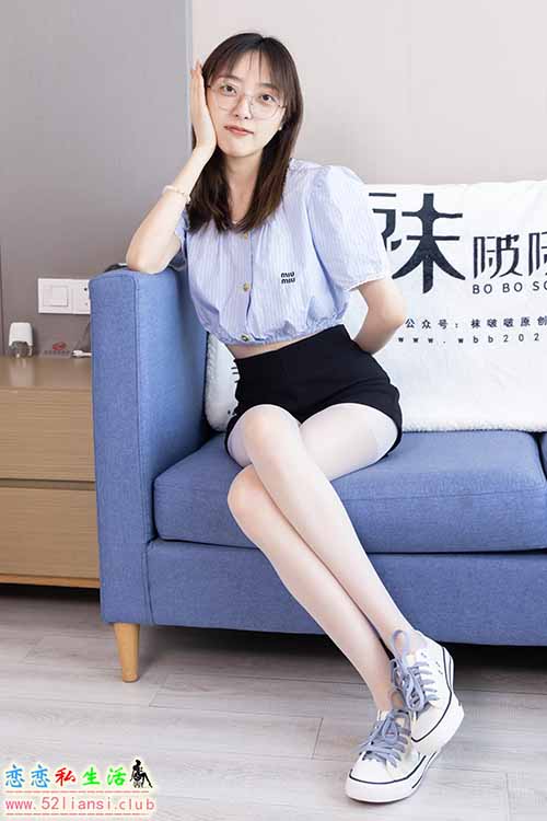 [袜啵啵] 467期 稚予-板鞋、白丝(带视频)【150P+1V/6.72G】