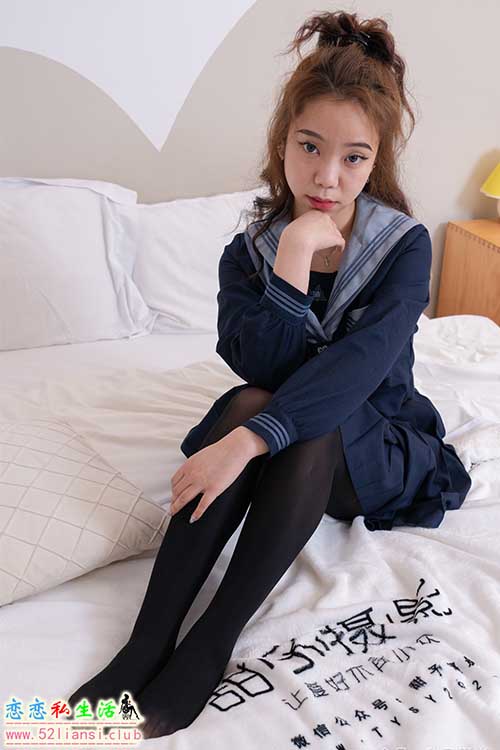 [甜予摄影] NO.094 小语-JK制服、皮鞋、厚黑丝(带视频)【127P+2V/10G】