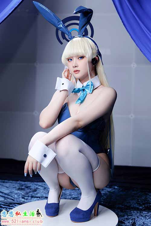 [美图精选]1762-屿鱼-蔚蓝档案 兔女郎【28P/40M】