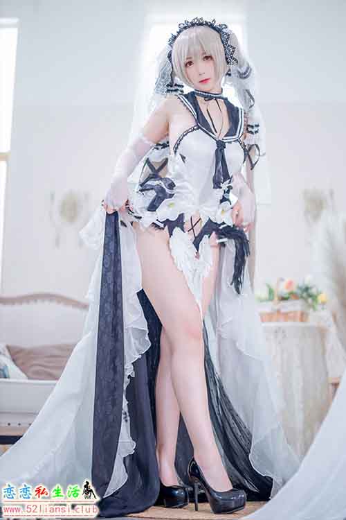 [美图精选]1828-樱落酱w-碧蓝航线 可畏礼服【20P/34M】