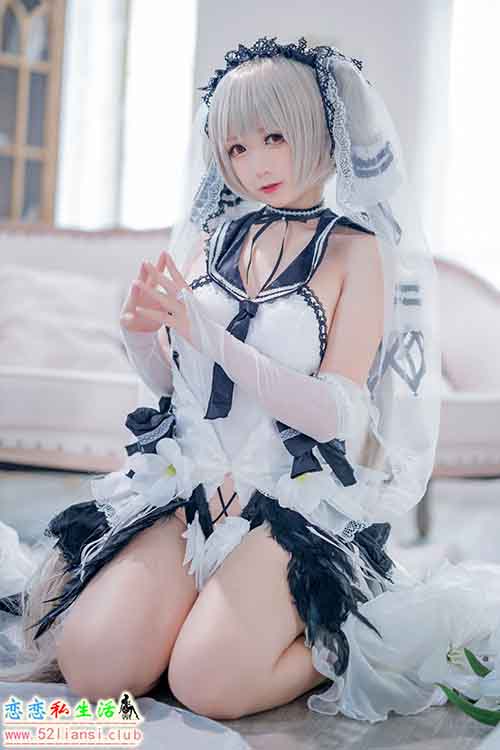 [美图精选]1828-樱落酱w-碧蓝航线 可畏礼服【20P/34M】