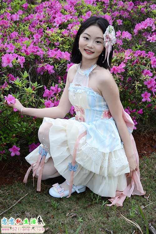 [初夏女神]204期 双双~【杜鹃仙子】我也请战杜鹃花合拍，不过我稍微穿得可爱一丢丢啦(带视频)【150P+1V/5.52G】