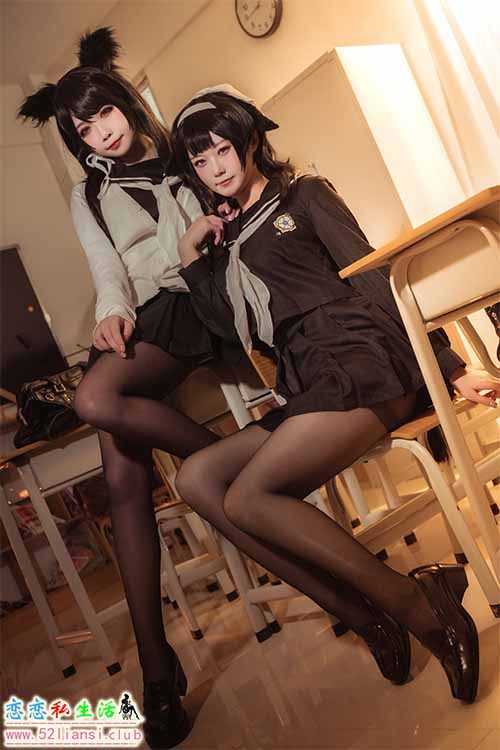[美图精选]1610-贞子蜜桃-碧蓝航线 爱宕高雄制服【35P/72M】