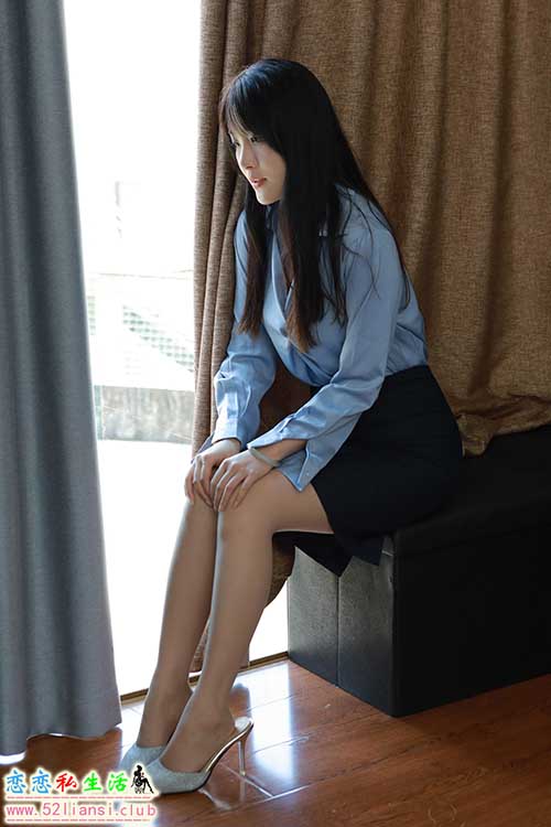 [IESS异思趣向] 丝享家 1837：婉萍《蓝色衬衣》[86P-83MB]
