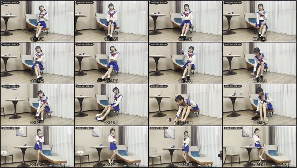 [初夏女神]158期 柒柒~《蓝色妖姬》春天要来了 这套服装适合踏青，我先穿给你们看看(带视频)【140P+1V/4.95G】