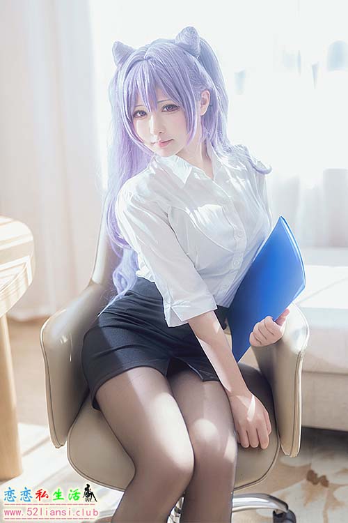 [美图精选]1404-樱梨梨-刻晴秘书【23P/75M】
