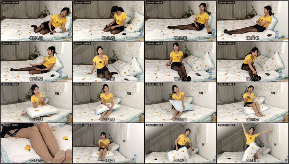 [初夏女神]156期 点点~【简约穿搭】夏季的简约穿搭，袜子的颜色去改变它的视觉效果(带视频)【140P+1V/9.62G】