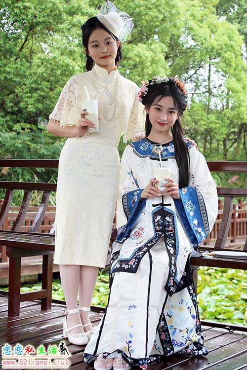 [初夏女神]217期 柒柒、双双~《留洋晚清》姐姐，我回来了。我带你出去拍照好吗(带视频)【120P+1V/5.22G】