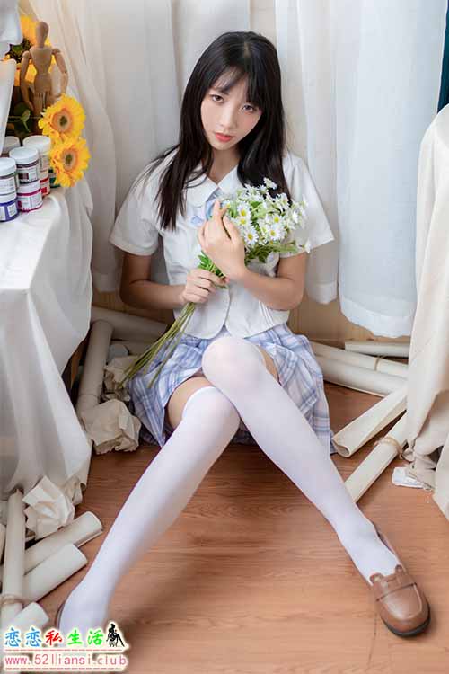 [美图精选]1440-西瓜少女(西呱呀呀呀)-JK校服【48P/52M】