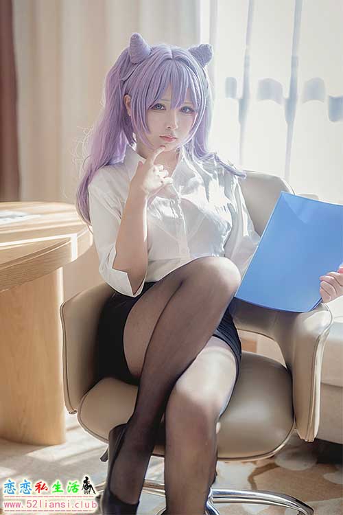 [美图精选]1404-樱梨梨-刻晴秘书【23P/75M】