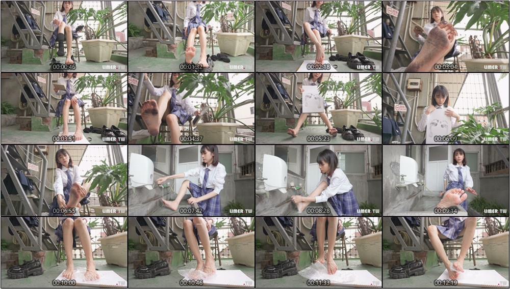 [Limerence] 100 子子 JK小腿袜到裸足的偷窥视角(带视频)【1V/1.95G】