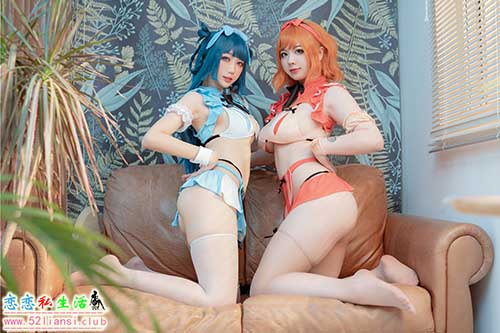 [美图精选]1568-皮皮奶可可爱了啦&周叽是可爱兔兔 服务员【39P/45M】