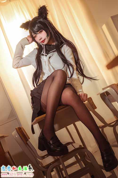 [美图精选]1610-贞子蜜桃-碧蓝航线 爱宕高雄制服【35P/72M】