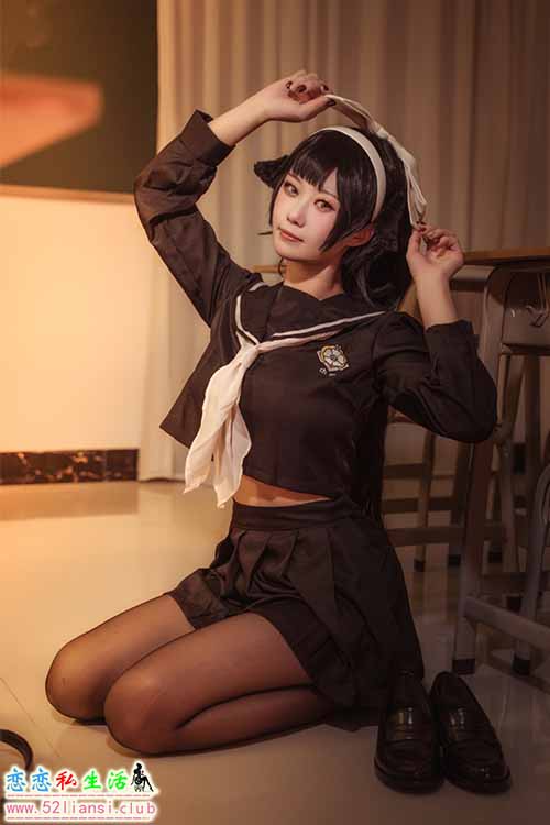 [美图精选]1610-贞子蜜桃-碧蓝航线 爱宕高雄制服【35P/72M】