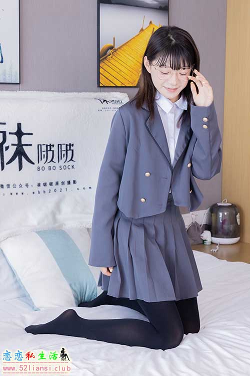 [袜啵啵] 402期 糯米-皮鞋、厚黑丝、学院jk(带视频)【140P+1V/6.29G】
