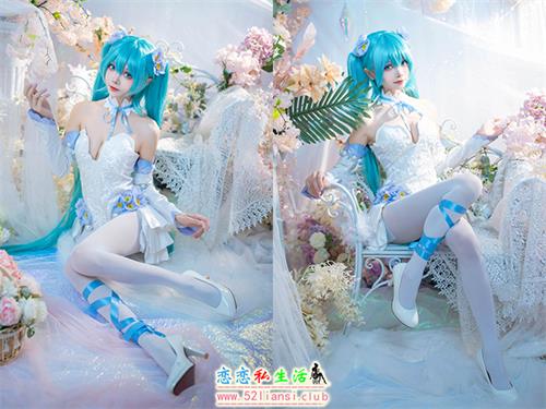[美图精选]1221-艾西Aiwest-初音 粉蝶花【42P/110M】视频下载