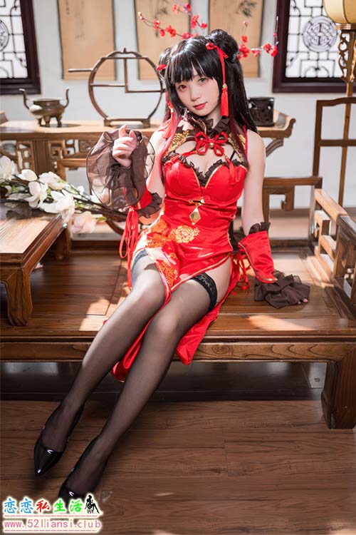 [美图精选]1156-花铃-时崎狂三旗袍【66P/153M】