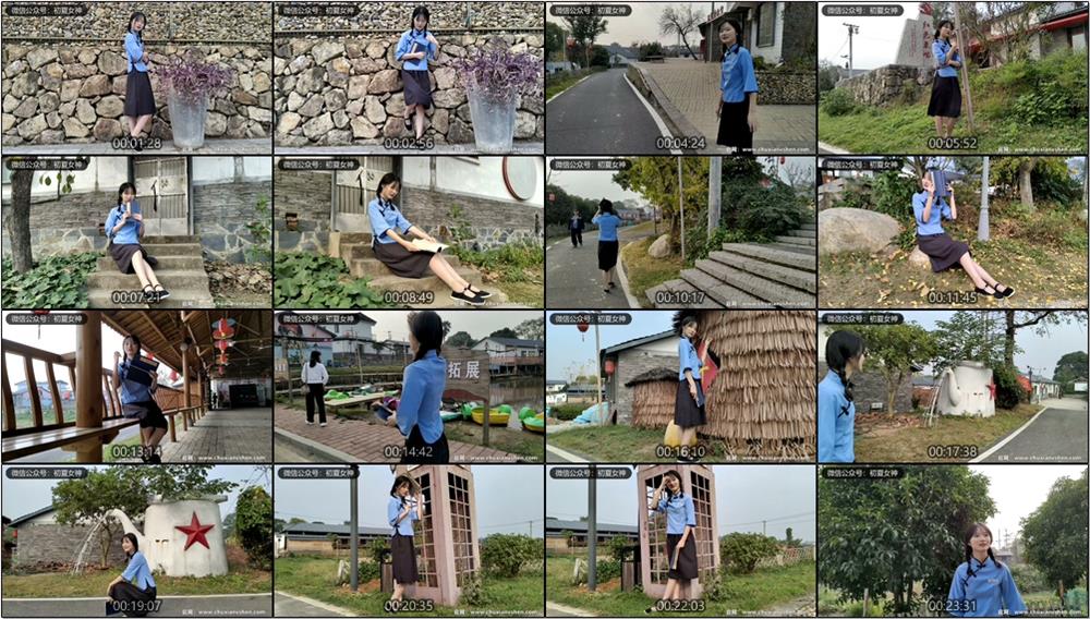 [初夏女神]117期 安妮~【民国小姐】你说给我安排一套校服，结果一百年前的(带视频)【142P+1V/3.87G】