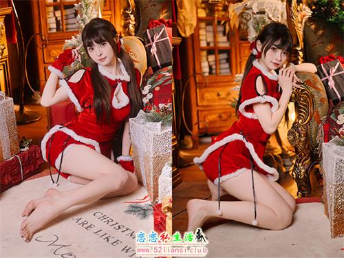 [美图精选]1419-河豚抚子-圣诞小甜甜【24P/137M】视频下载