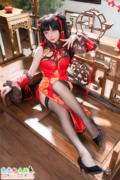 [美图精选]1156-花铃-时崎狂三旗袍【66P/153M】