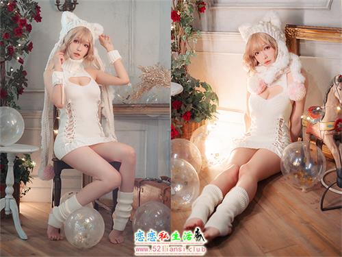 [美图精选]1189-ElyEE子-白色 KNITTING【52P/124M】视频下载