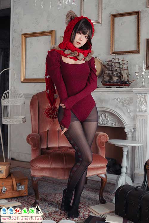 [美图精选]1195-ElyEE子-红色 KNITTING【52P/111M】