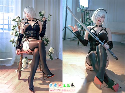 [美图精选]1534-半半子-Automataヨルハ二号B型 は黑【52P/187M】视频下载